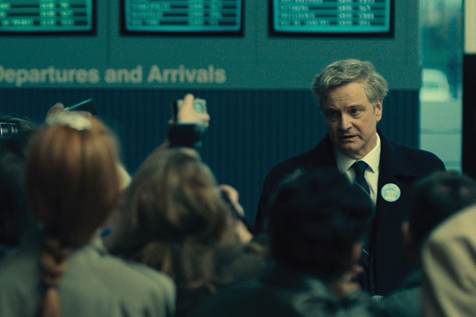 Colin Firth in una scena di Lockerbie