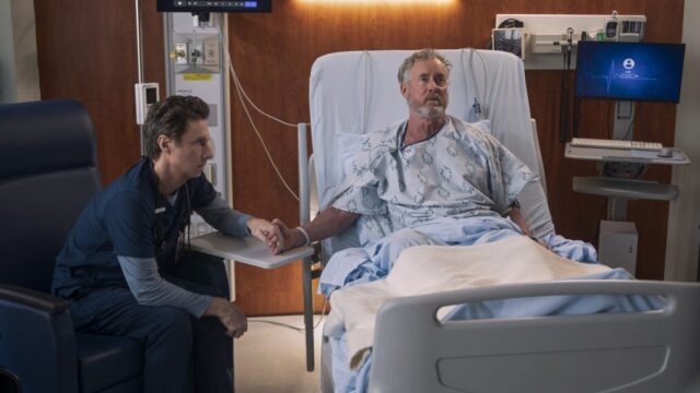 Un'immagine tratta dalla penultima puntata di Scrubs 10