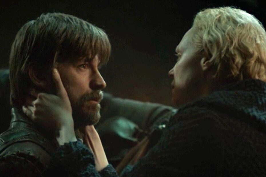Jaime e Brienne nell'ottava stagione di Game of Thrones