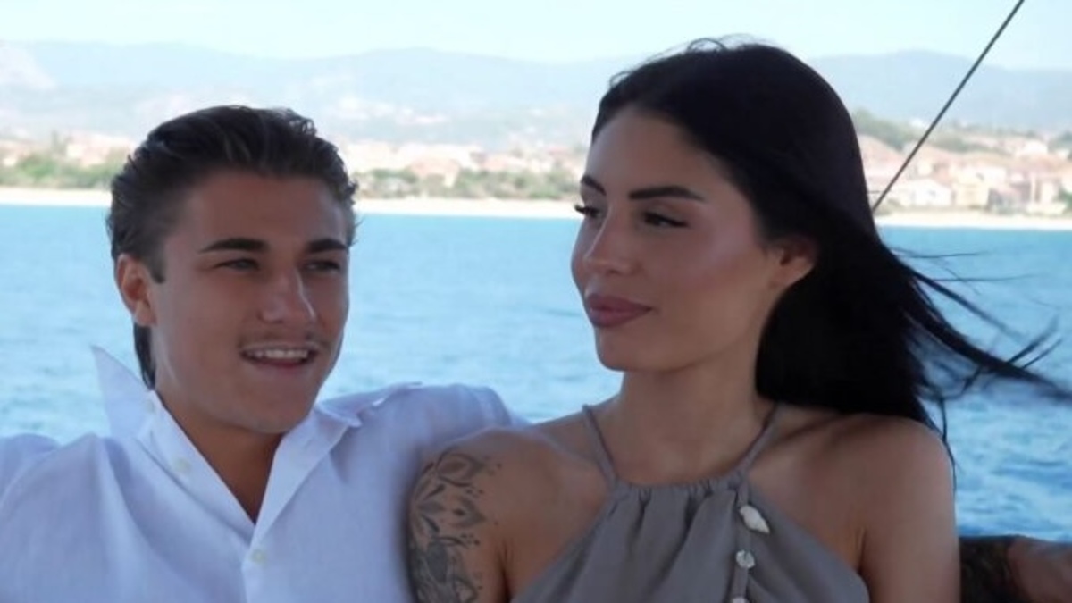 Gabriele e Sara in una scena di Temptation island 2026