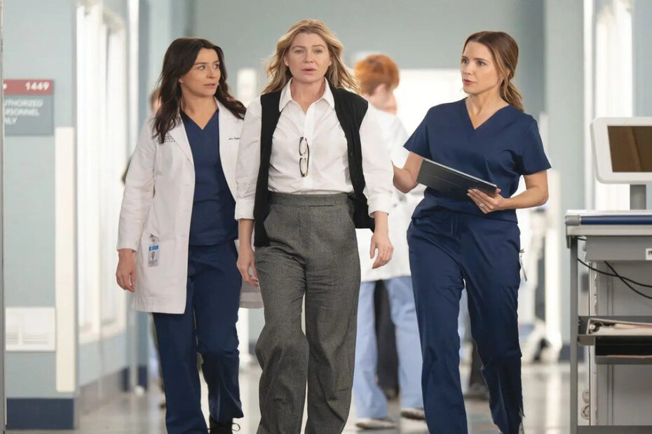 Una scena tratta dal finale di Grey's Anatomy 22
