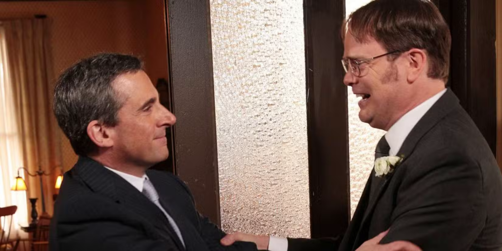 una scena del finale di The Office, una delle serie tv da vedere con un finale perfetto