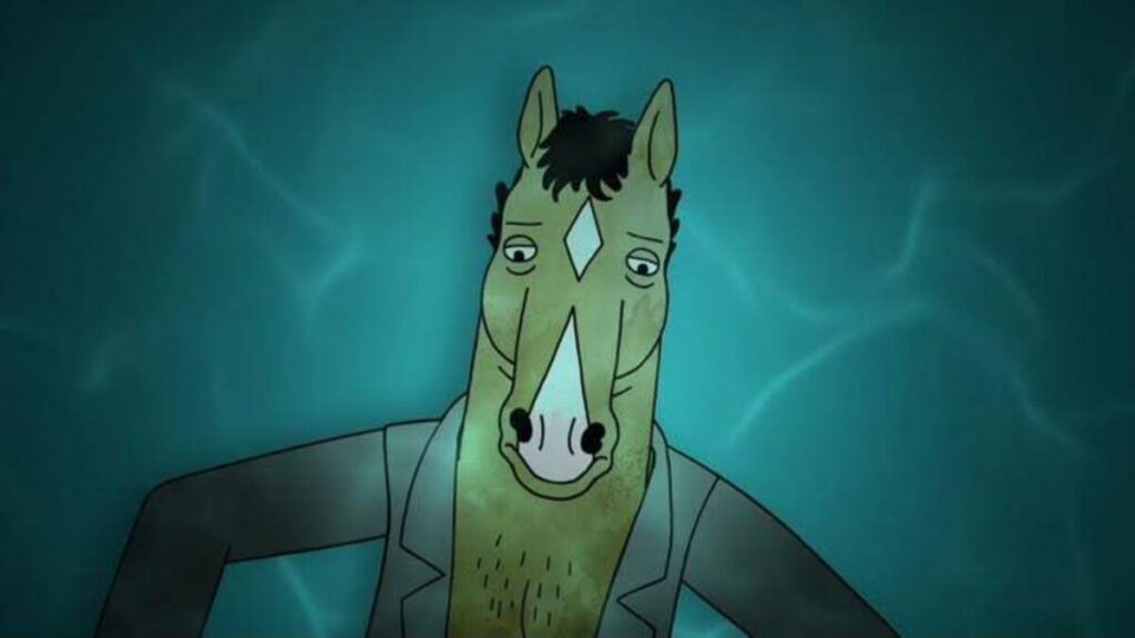 Una scena di BoJack Horseman, una delle migliori serie tv