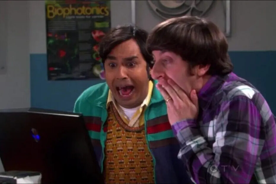 Howard e Raj in The Big Bang Theory