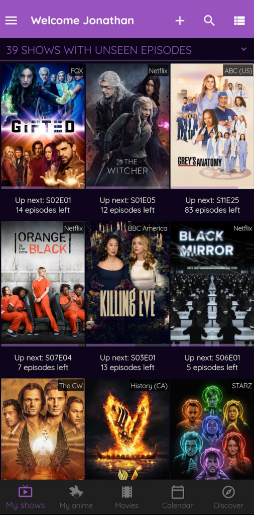 Simkl è una delle valide alternative a Tv time