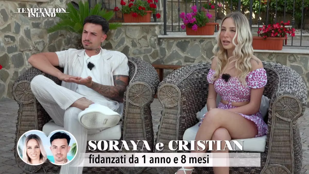 Soraya e Cristian a Temptation Island 2026