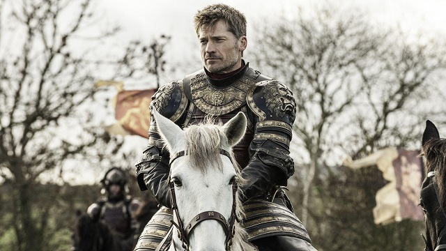 Jaime Lannister in una scena di Game of Thrones