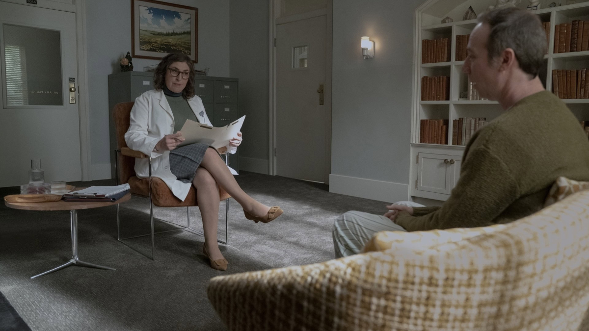Stuart e Amy si ritrovano come paziente e psichiata, in Stuart Fails to Save the Universe