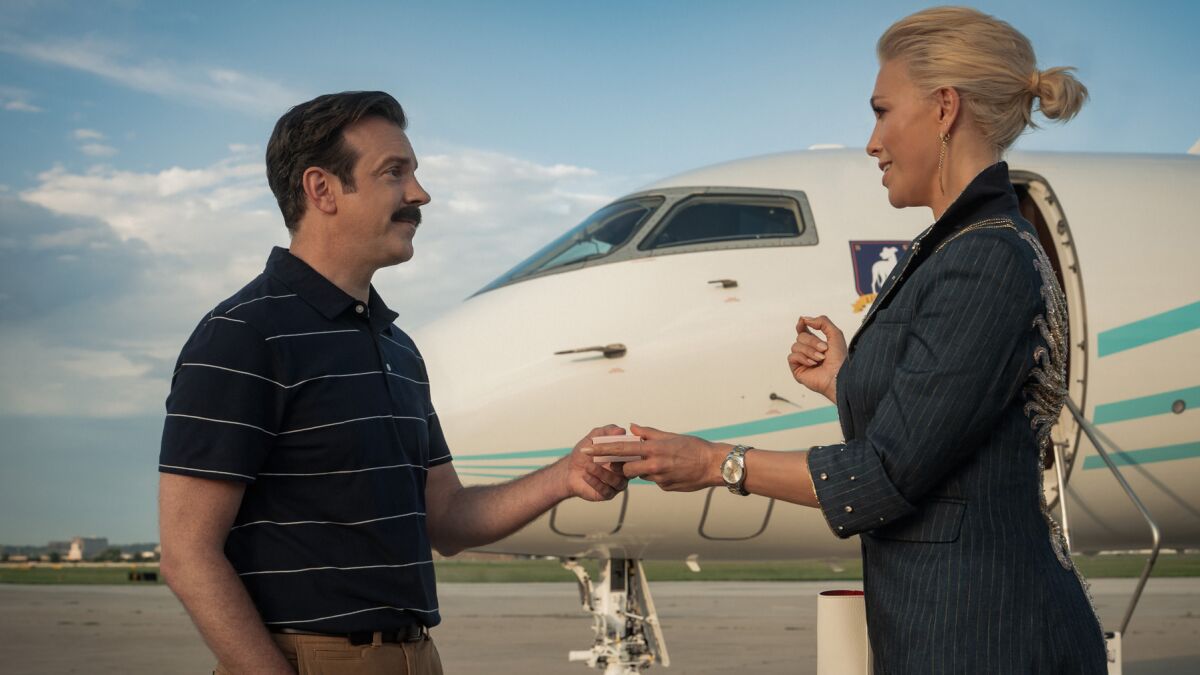 Ted e Rebecca si salutano a Kansas City