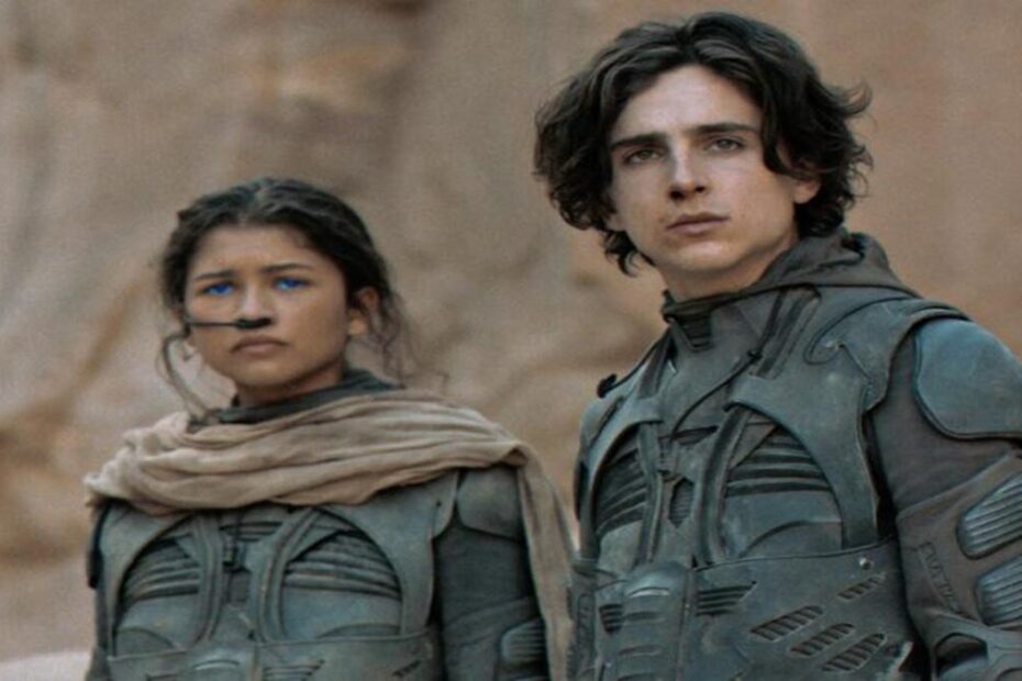 Timothée Chalamet e Zendaya in Dune, uno dei migliori film da vedere