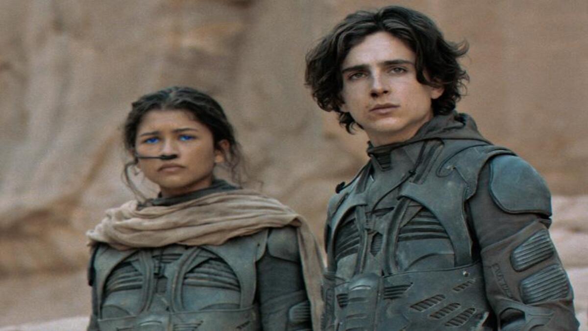 Timothée Chalamet e Zendaya in Dune, uno dei migliori film da vedere