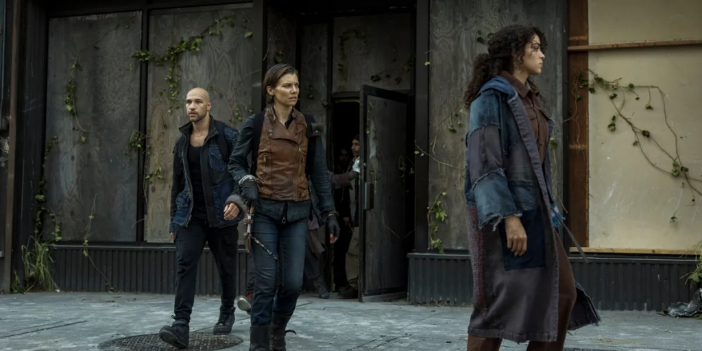 Maggie e Negan in The Walking Dead: Dead City 3