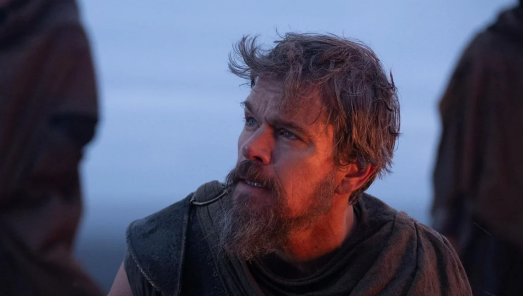 Odisseo in una scena del film The Odyssey