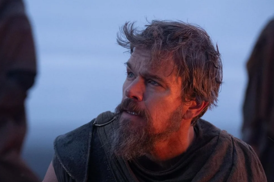 Odisseo in una scena del film The Odyssey