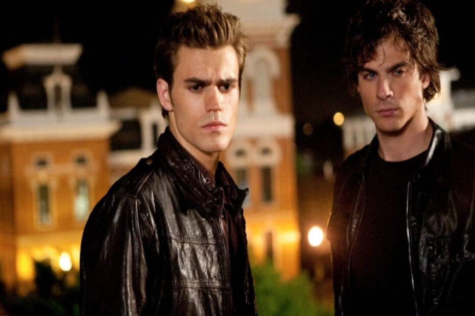 Damon e Stefan Salvatore in The Vampire Diaries