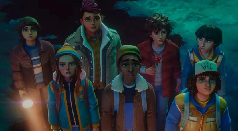 Una scena di Stranger Things - Storie dal 1985