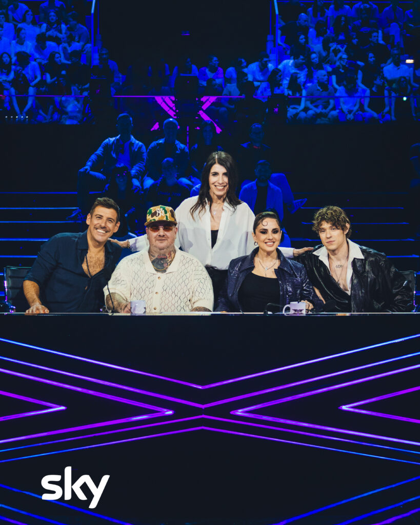 I giudici e Giorgia nella nuova edizione di X Factor 2026