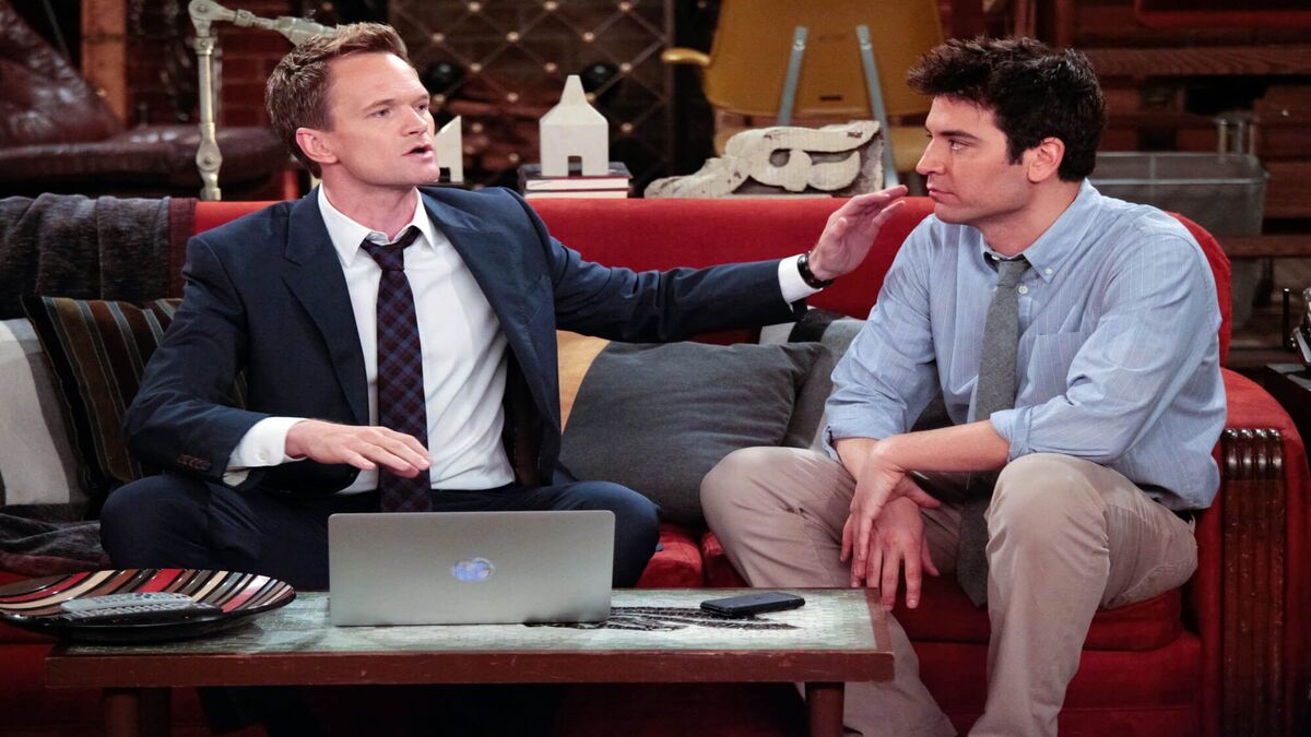 una scena di Barney e Ted in how i met your mother