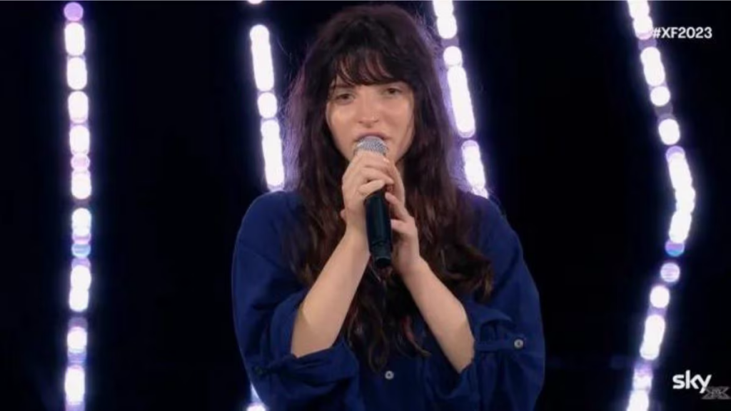 Angelica Bove con La notte a X Factor 