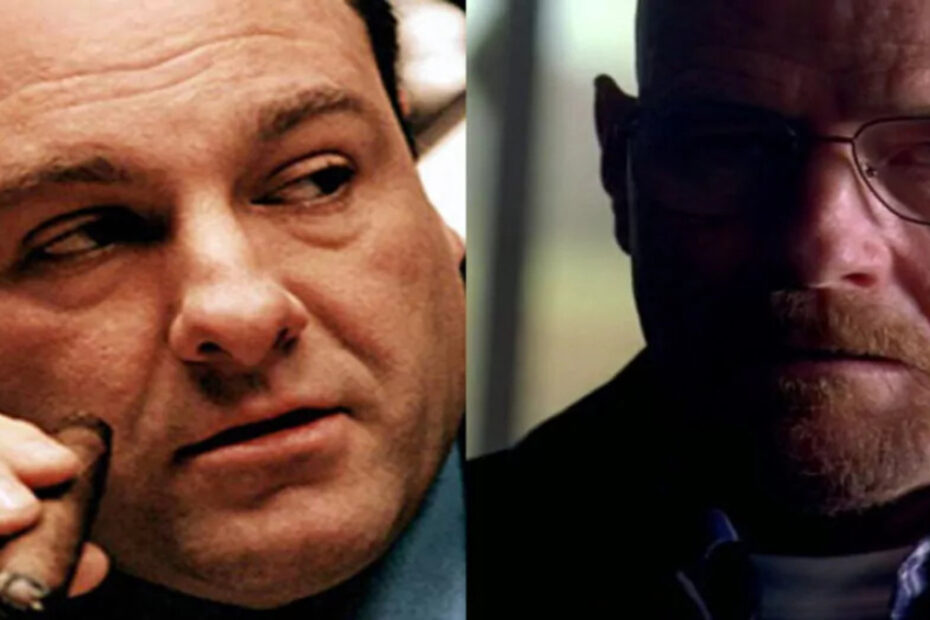 Walter White e Tony Soprano, i protagonisti di due delle migliori serie tv di sempre