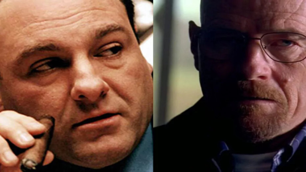 Walter White e Tony Soprano, i protagonisti di due delle migliori serie tv di sempre