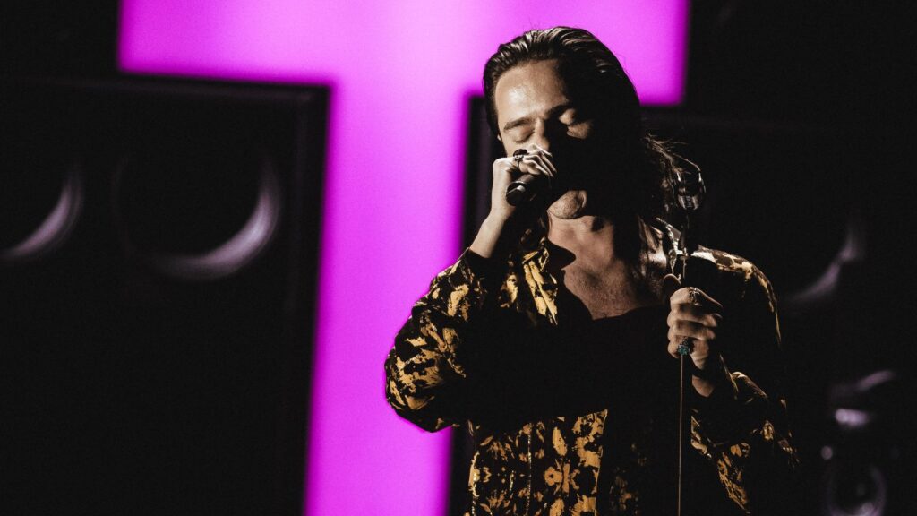 Alex Fontana al secondo Live di X Factor 2026 - Immagini concesse da Sky Italia