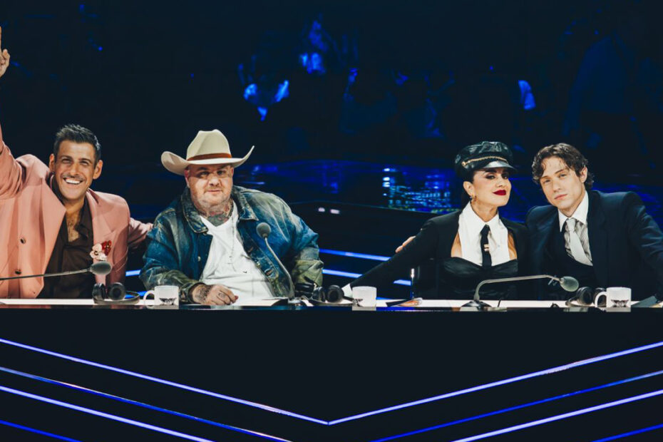 I giudici al primo live di X Factor 2026 - Immagini concesse da Sky Italia