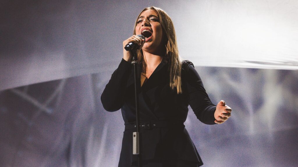 Patrizia al secondo Live di X Factor 2026 - Immagini concesse da Sky Italia