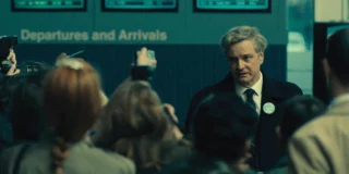 Colin Firth in una scena di Lockerbie